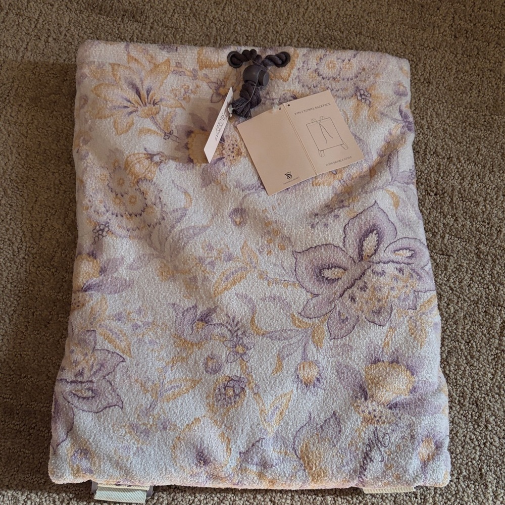 Victoria’s Secret two and one towel backpack